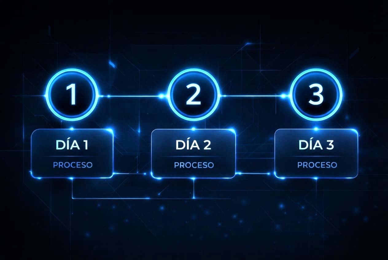 Proceso en 3 días